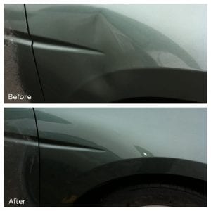 Fixed with Paintless Dent Repair
