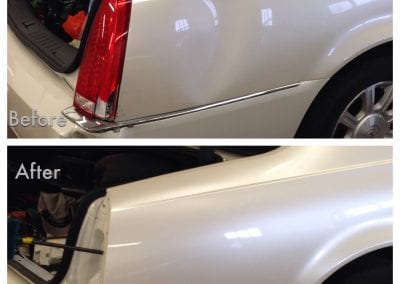 Restored Quarter Panel Fix with Paintless Dent Repair
